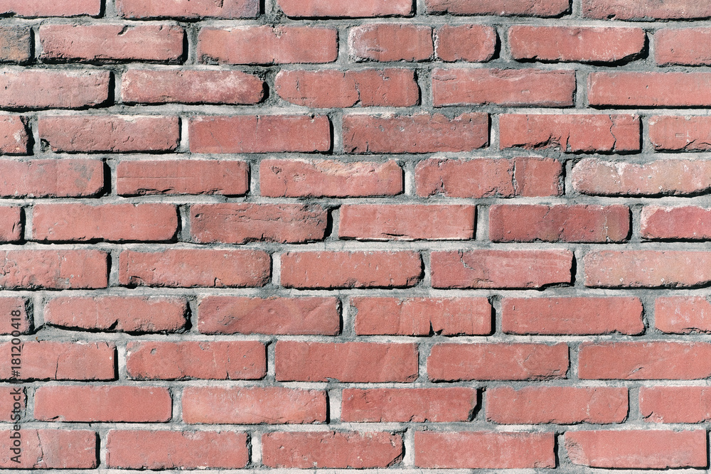 Obraz premium Old red brick wall background texture photo