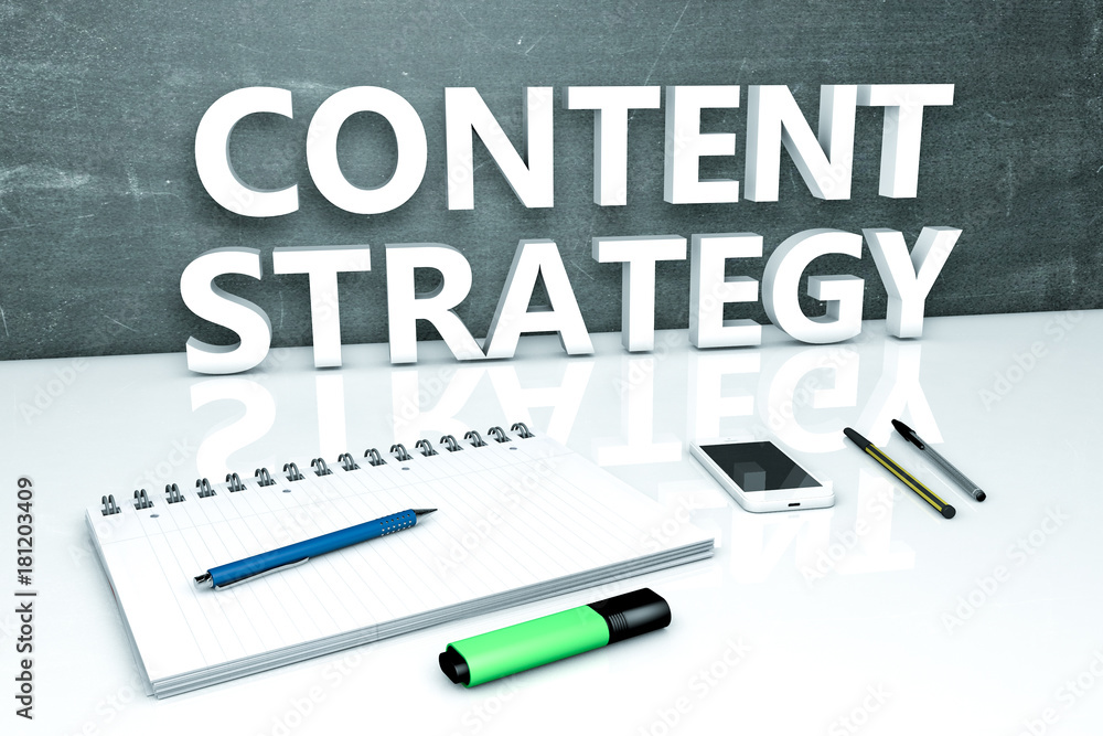 Content Strategy text concept Content Strategy text concept