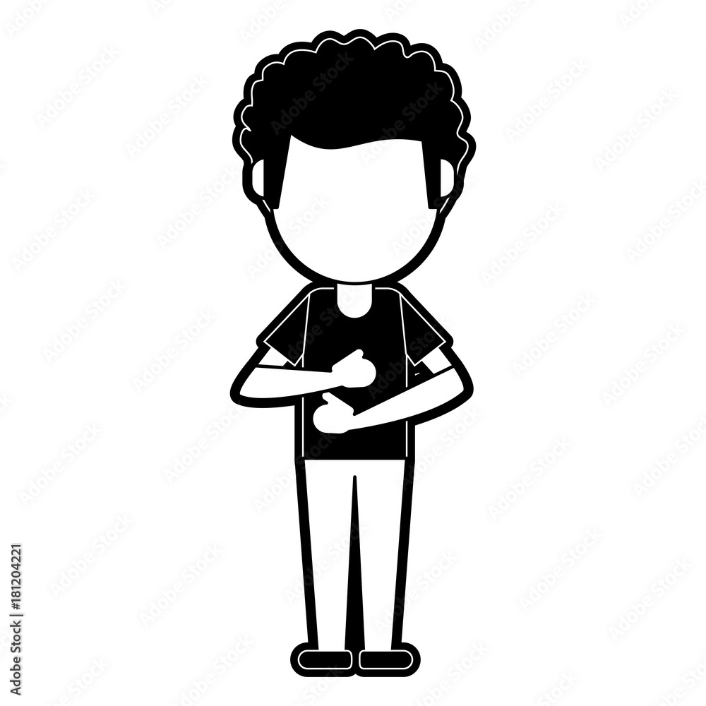 Man faceless avatar icon vector illustration graphic design Man faceless avatar icon vector illustration graphic design