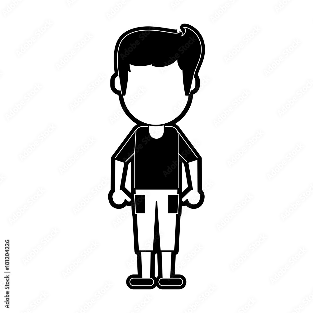 Man faceless avatar icon vector illustration graphic design Man faceless avatar icon vector illustration graphic design