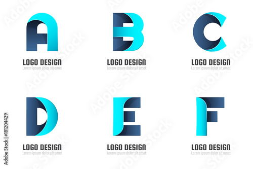 Modern Minimal Vector Logo for banner