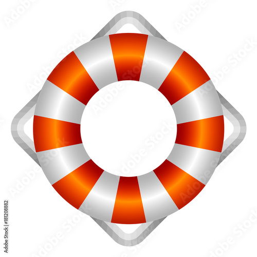 Red and White Lifesaver - Lifesaver Icon