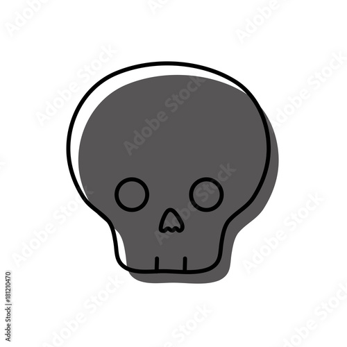 danger skull to warning message caution