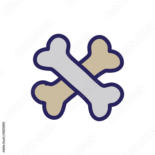 bones dangerous alert symbol of death