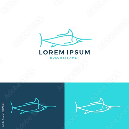 marlin fish logo