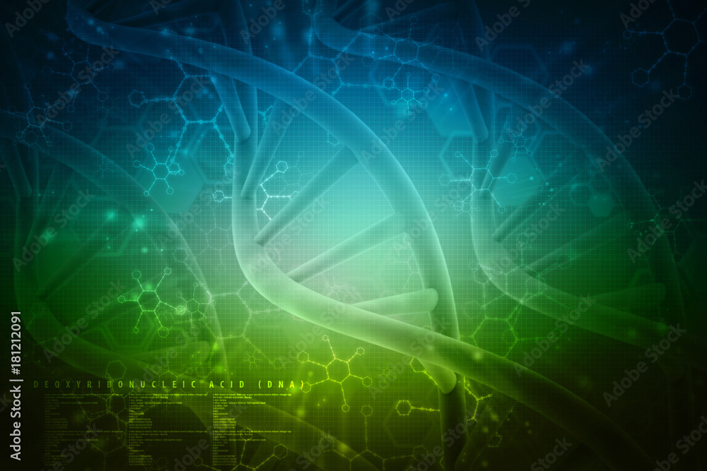 3d render of dna structure, abstract background 3d render of dna structure, abstract background