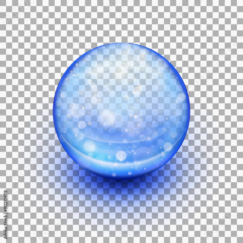 Transparent soft gel capsule. EPS 10