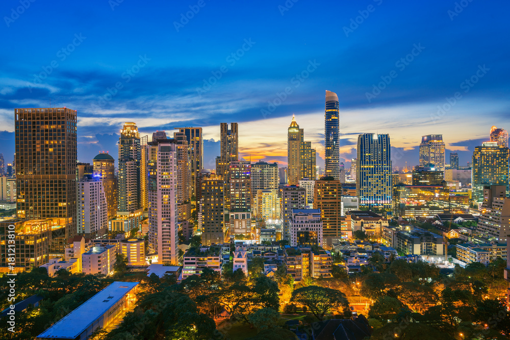 Naklejka premium Bangkok city