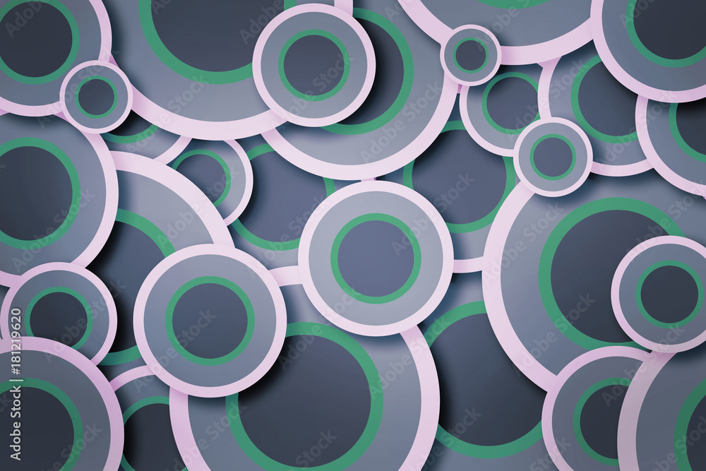 Colorful Abstract Circles background wallpaper