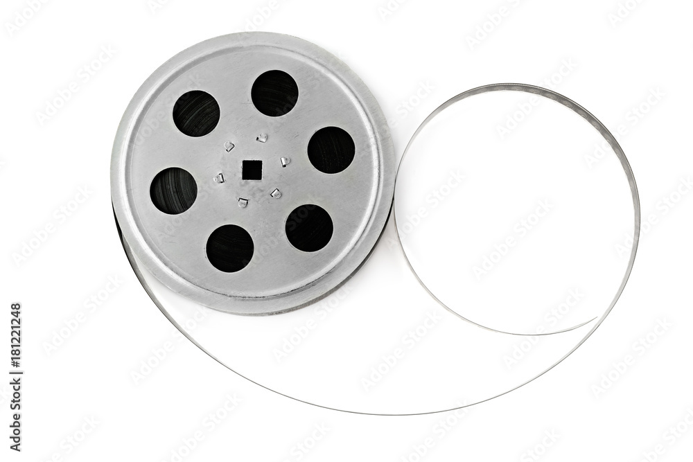 Fototapeta premium Film strip isolated on white background.