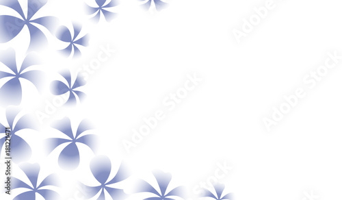 Background with exotic flowers. Frangipani, plumeria.