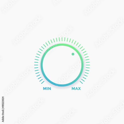 control knob, analog regulator