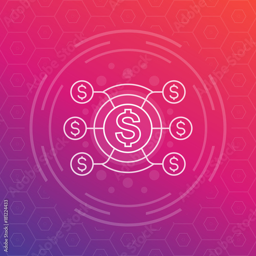 hedge fund vector icon