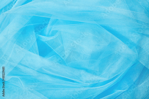 Wallpaper Mural blue organza fabric wavy texture Torontodigital.ca