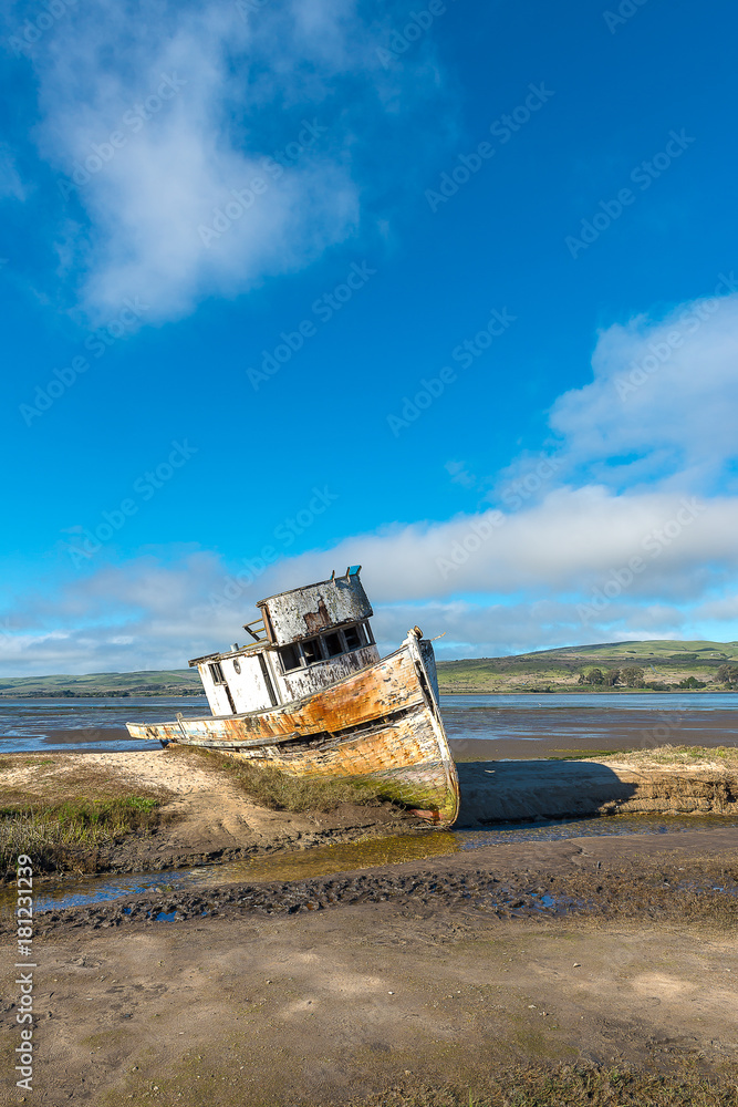 Shipwreck at Point Reyes California