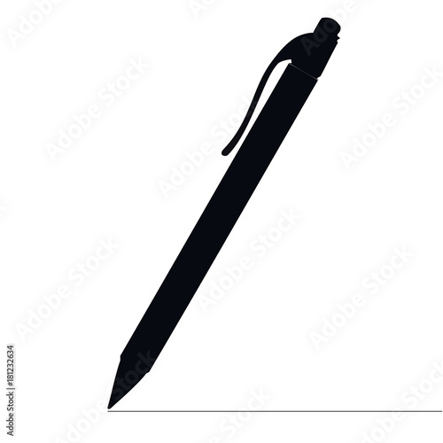 pen icon use for icons or logos or technology or education.