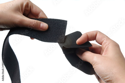 Foto detail hand  and velcro