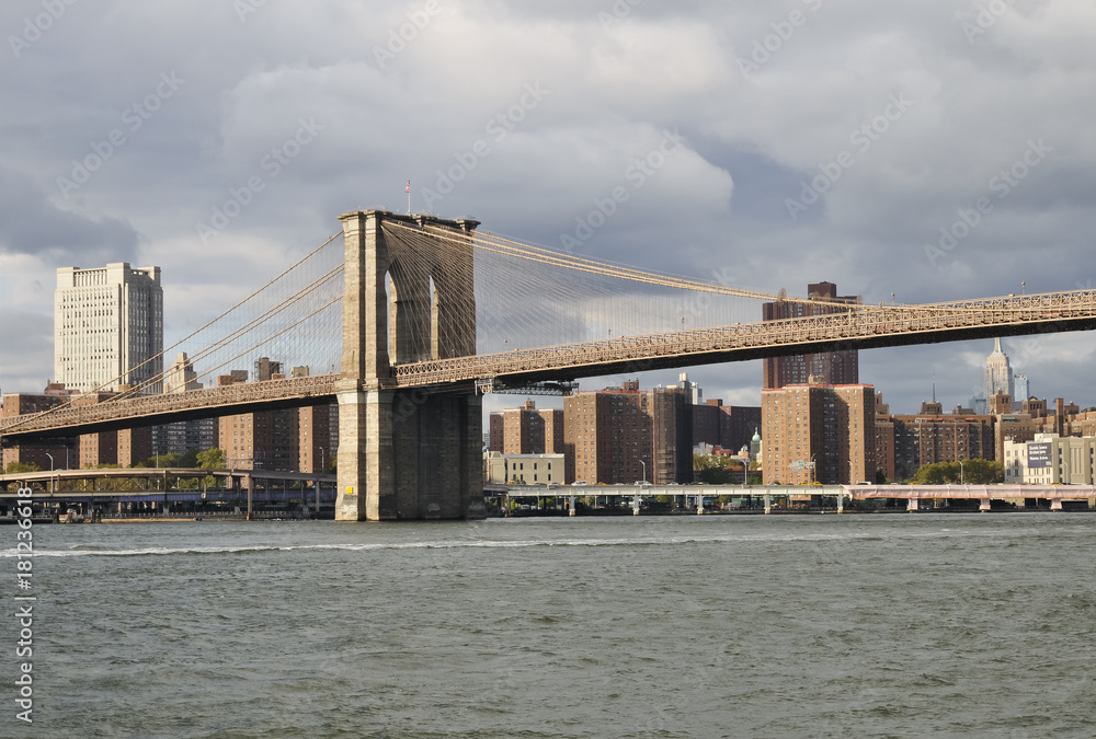 Obraz premium Brooklyn Bridge, Nowy Jork, USA