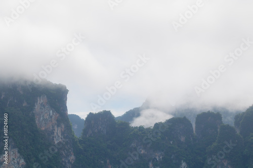 Fog Mountains after raining