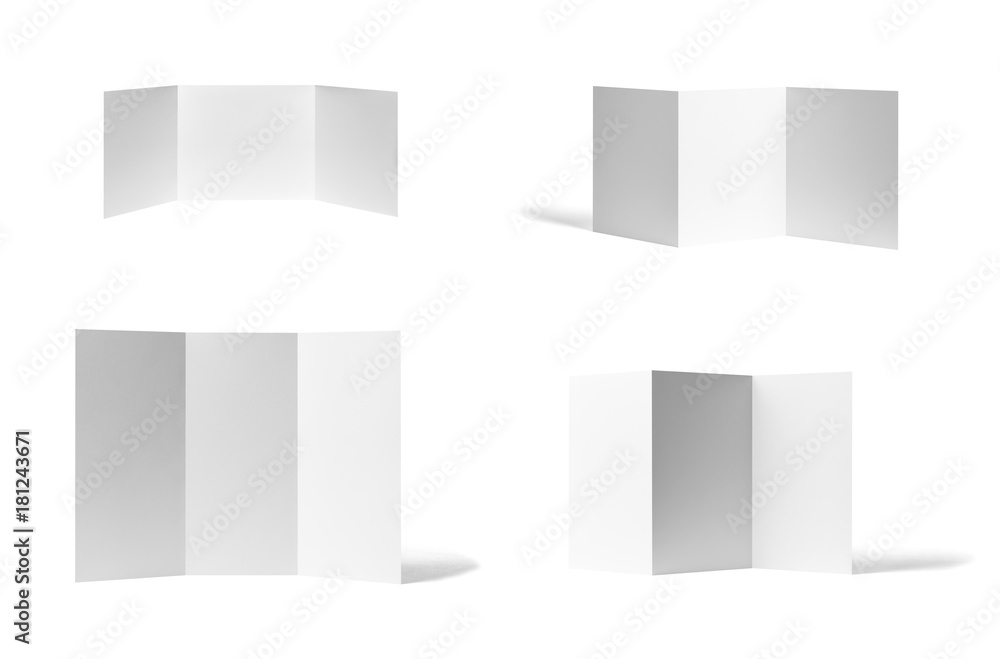 folded leaflet white blank paper template book desktop calendar folded leaflet white blank paper template book desktop calendar