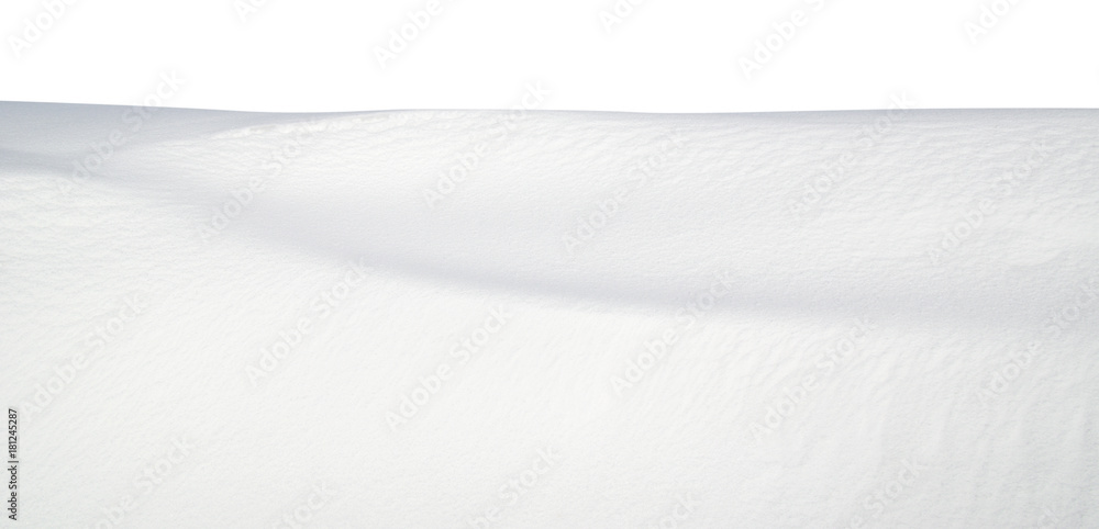 Fototapeta premium snow isolated on white