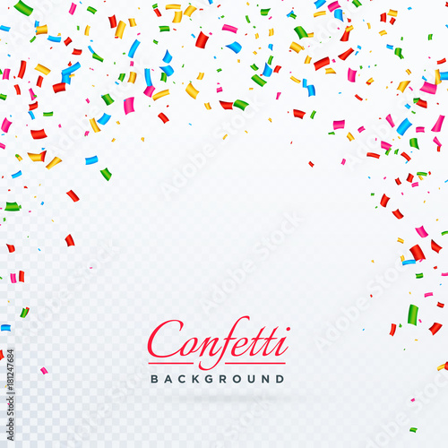 abstract vector confetti background design