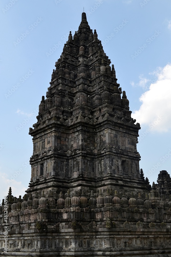 An ancient Hindu temple in Indonesia.