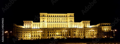 The Palace of the Parliament, Bucharest, Romania.