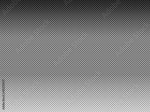 Vertical gradient halftone dots background. Pop art template, texture.