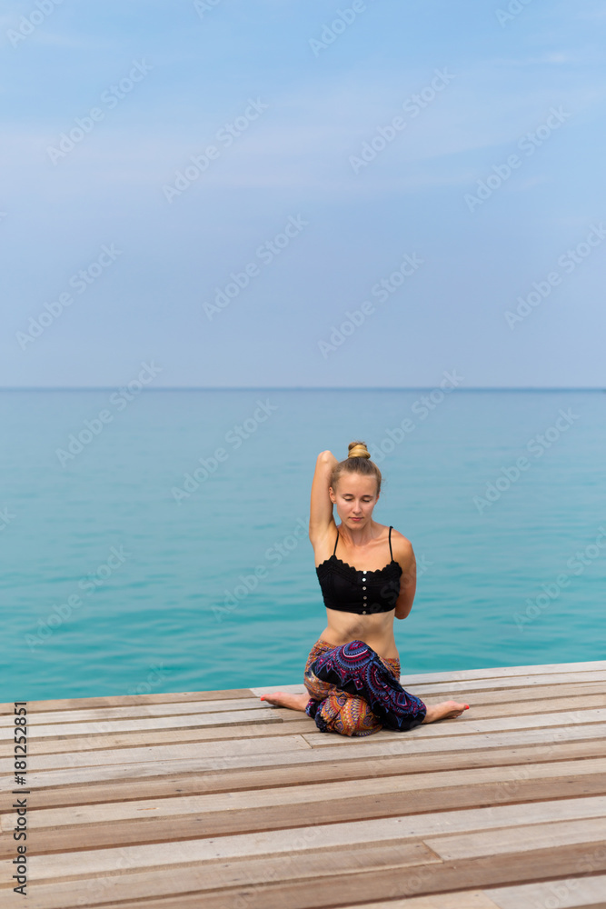 Summer yoga session in Thailand Summer yoga session in Thailand