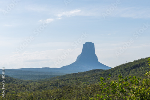 Lateral view of the Autana mount, located in Amazonas state, in southern Venezuela