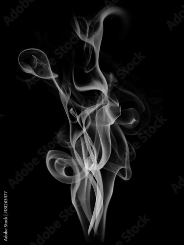 Texture of smoke. 3D illustration.