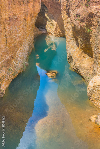 "Pozo Azul" (Blue Pit), in the Yagrumito river in Aguaro-Guariquito National Park, Guarico state, Venezuela.