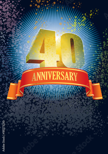 Fortieth anniversary