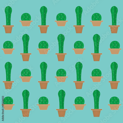cactus background- vector illustration