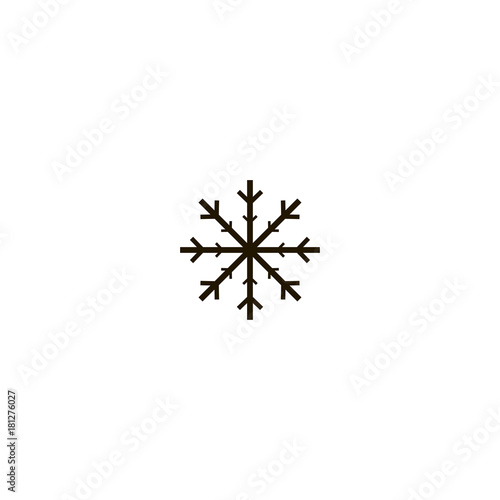 snowflake Icon. flat design