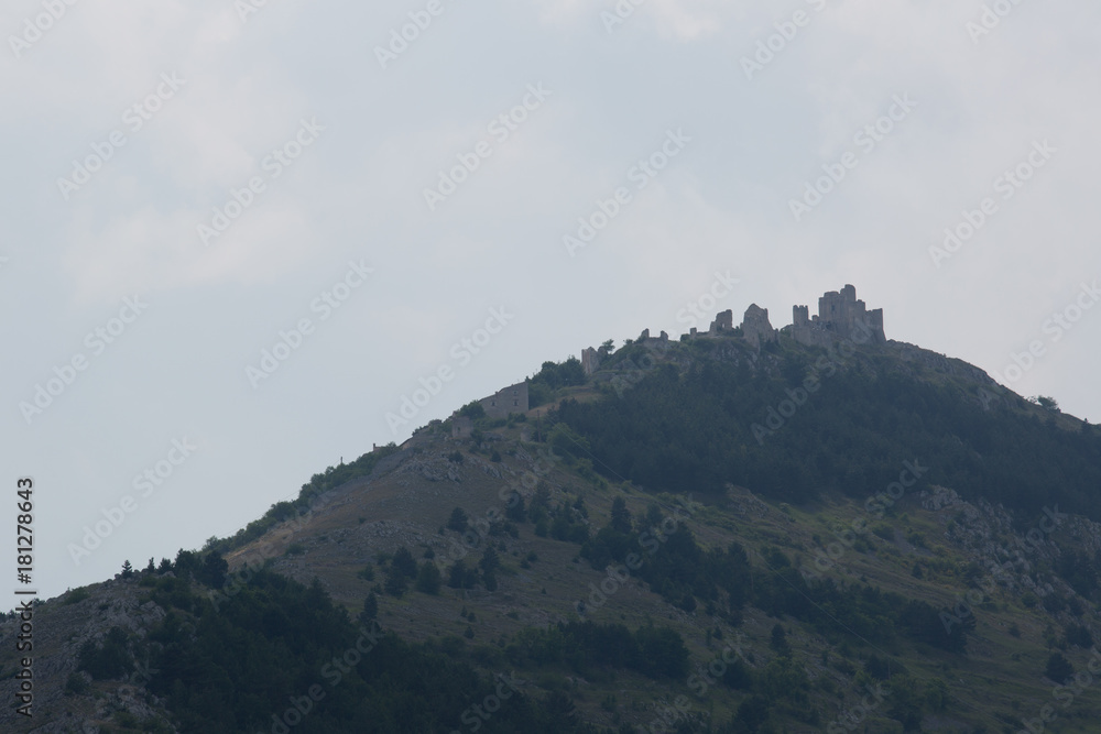 Rocca Calascio, Chiesa di Santa Maria della Pietà, view from northeast