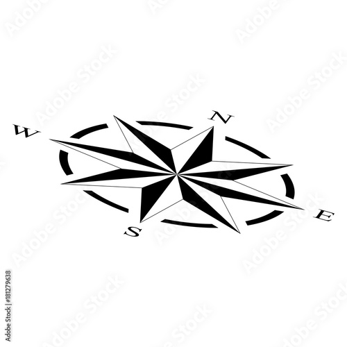 Kompass Rose wind rose marine Perspektive seefahrt isolierter hintergrund vector ai eps