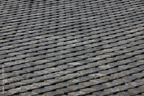 roof of stone tiles - texture © frolikr