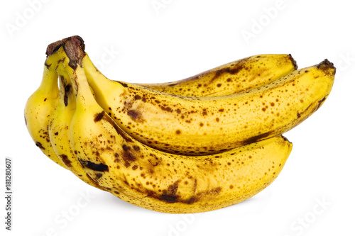 Yellow over ripe bananas