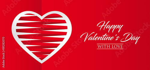 Valentine's day greeting card