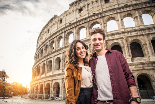 Couple at Colosseum, Rome