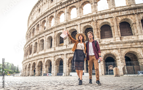 Photography Couple at Colosseum, Rome