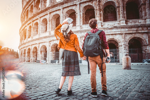 Photography Couple at Colosseum, Rome