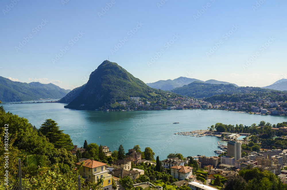 Lugano sunset