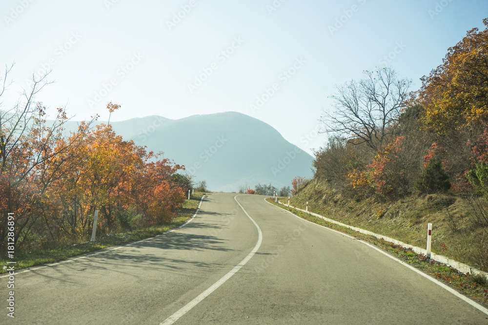 Autumnal landscape of Kartli region Autumnal landscape of Kartli region