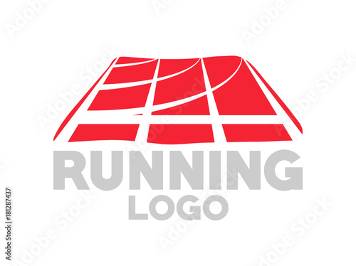 Running logo