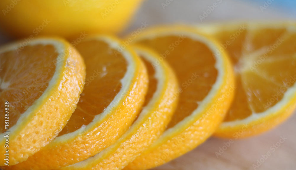 Sliced oranges Sliced oranges