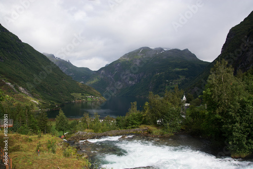 Geirangerfjord  More og Romsdal  Norwegen