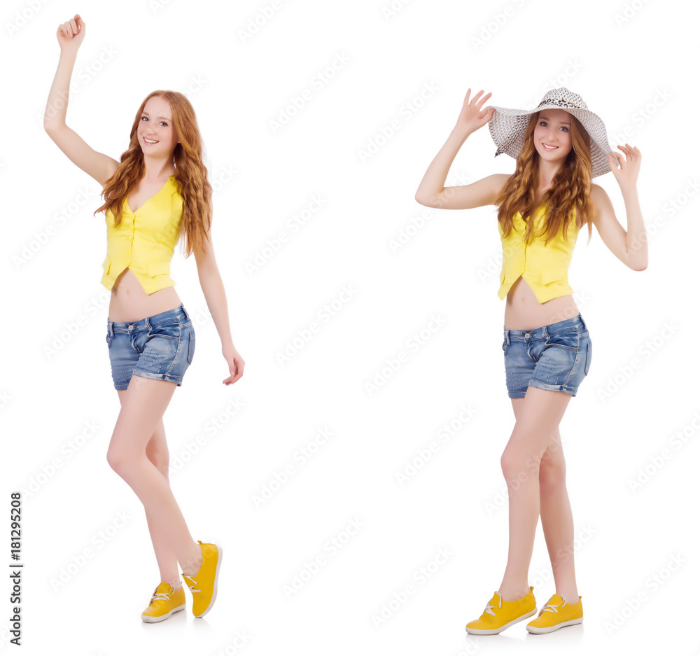 Woman in fashion clothing concept Woman in fashion clothing concept